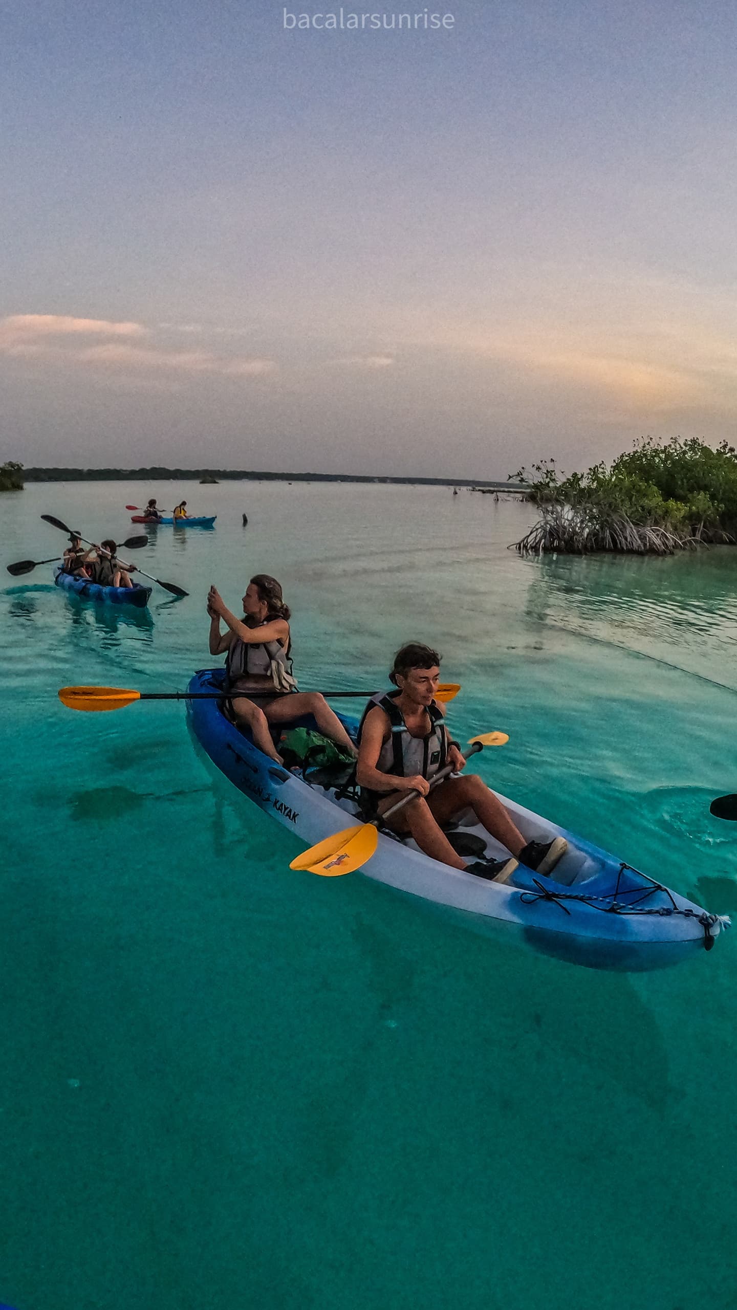 Paddle Through Paradise: Sunrise Kayak Adventure on Bacalar Lagoon photo 2