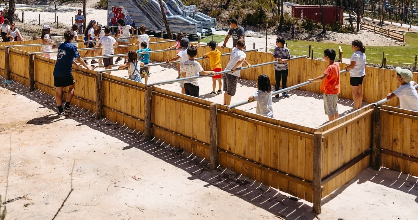 Matraquilhos Humanos: Human Foosball at Parque Aventura Cova da Baleiat, Ericeira