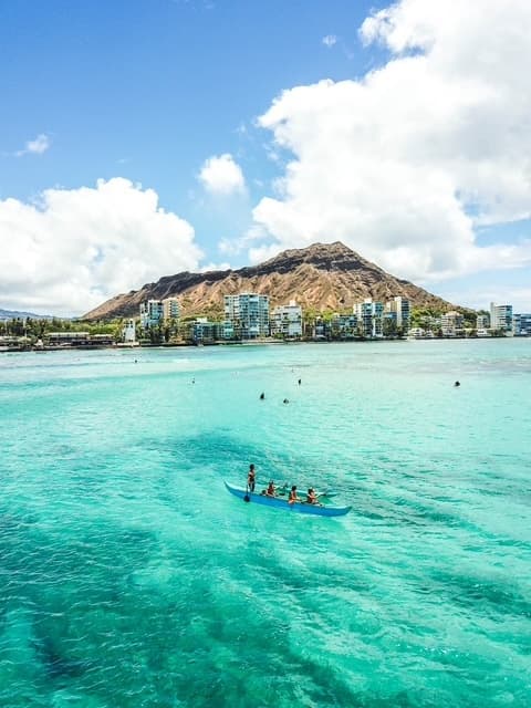 Surf in Honolulu, Hawaii