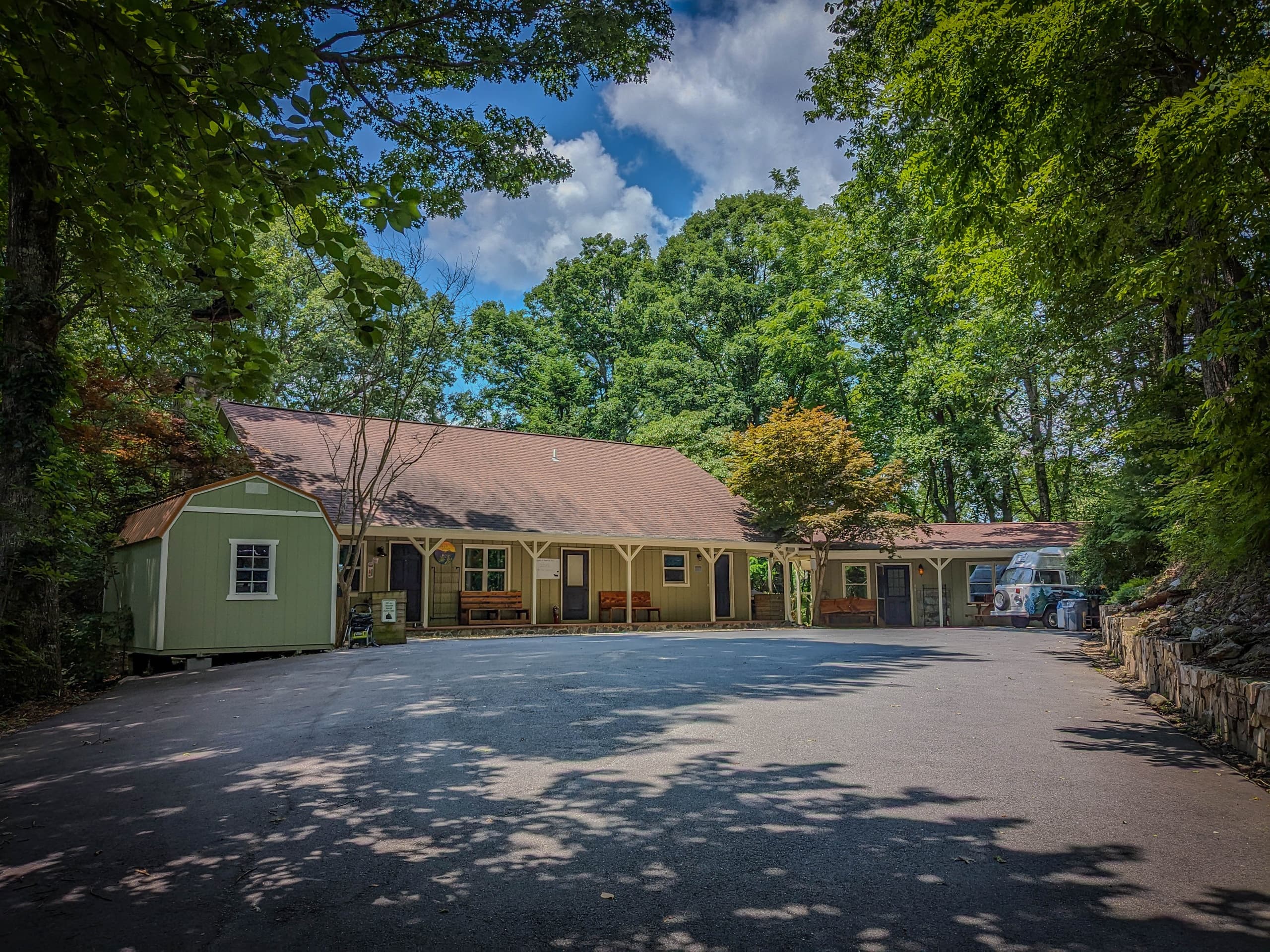 Day Pass at Around the Bend Lodging in Hiawassee, GA