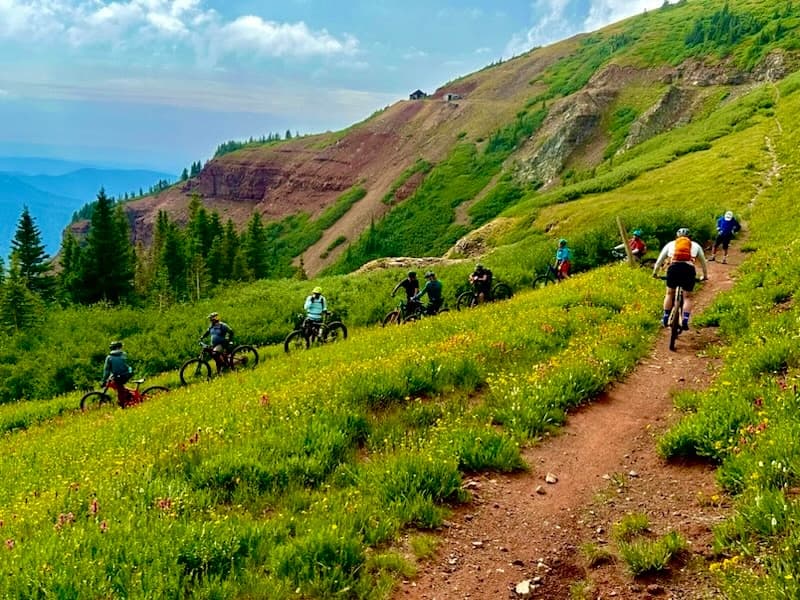 Mountain Biking Adventure on Colorado Trail near Durango