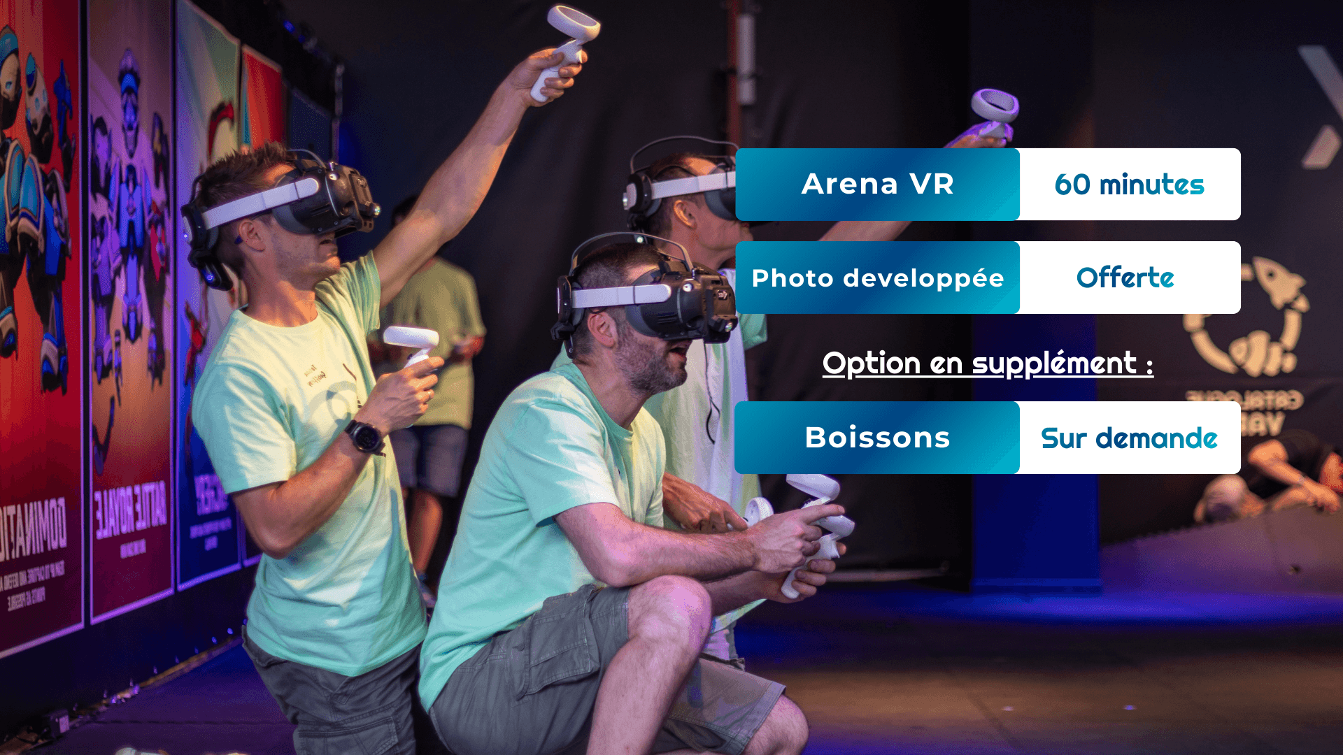 VEX EVG Casual: 60-Minute VR Arena in Liège for EVG/EVJF & Groups