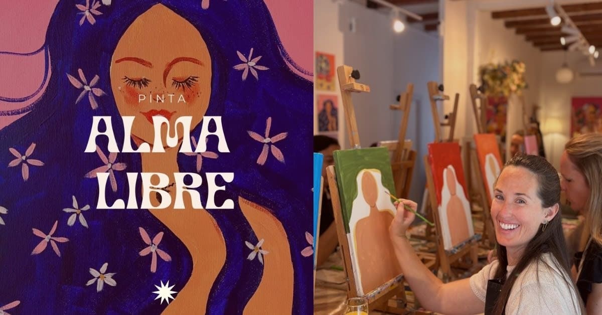Pinta Alma Libre: Wine, Music, and Intuitive Painting in Madrid Centro