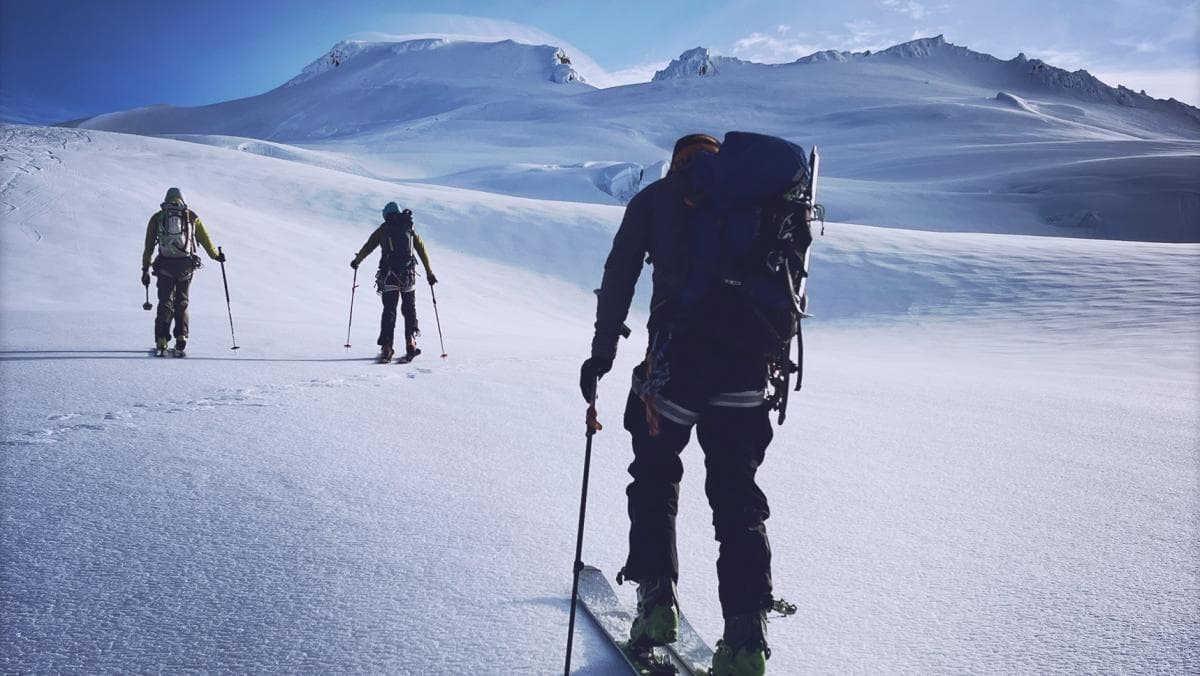 Backcountry Skiing with Snowcat Near Truckee, CA