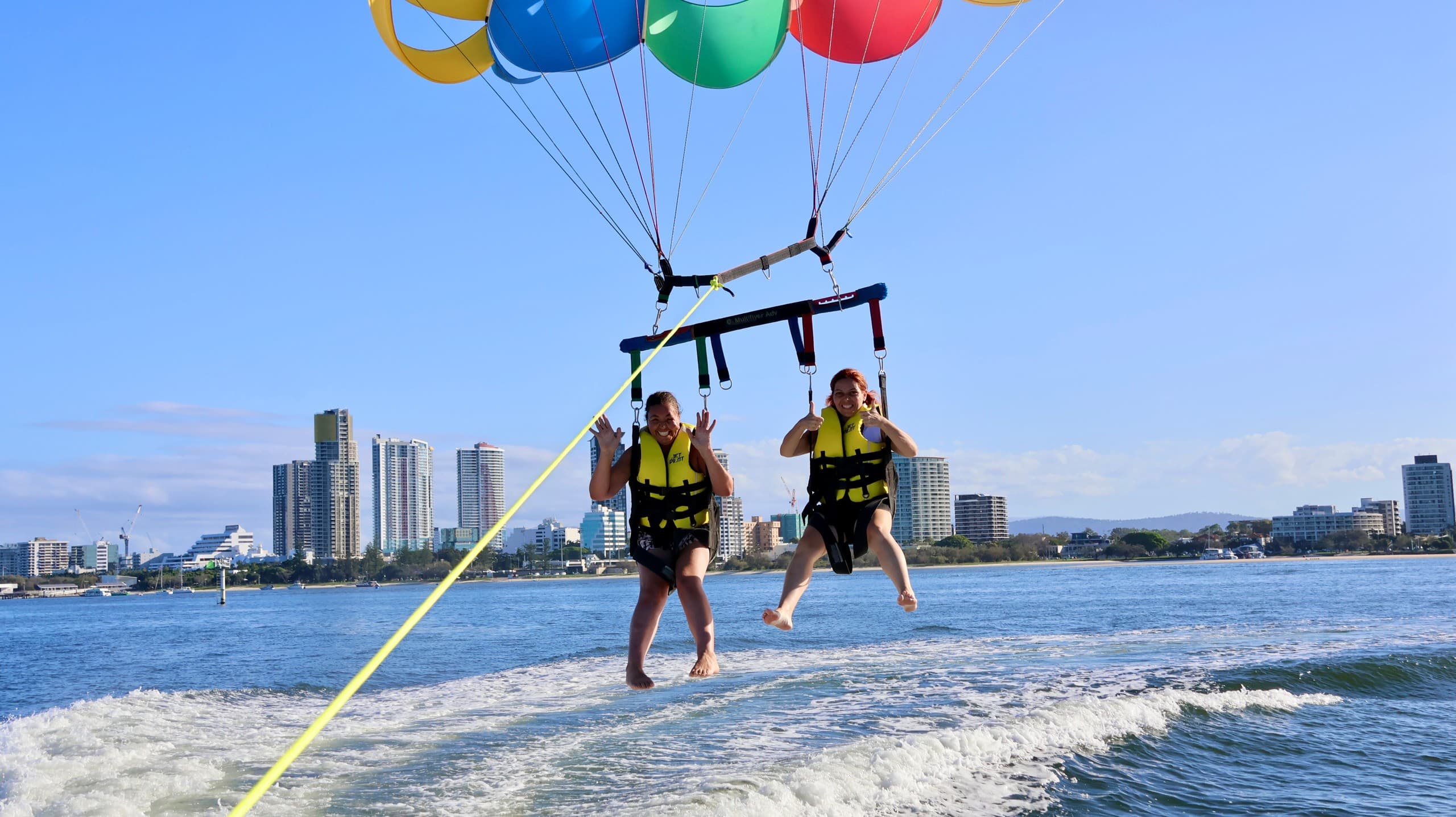 Parasail the Gold Coast: Four-Person 400ft Sky Flight from Southport Pier photo 1