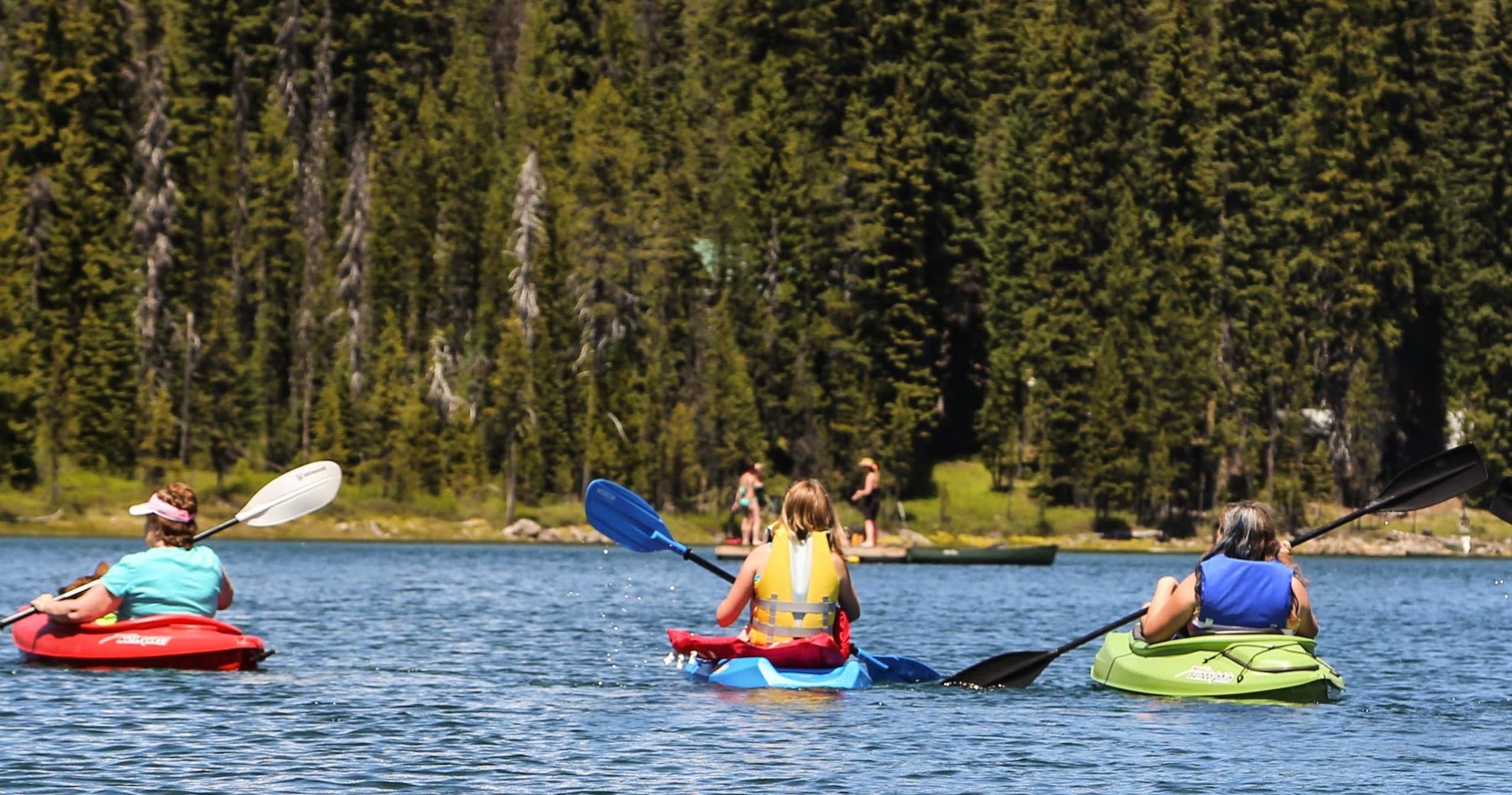 Kayaking the Quiet Waters of Elk Lake Resort