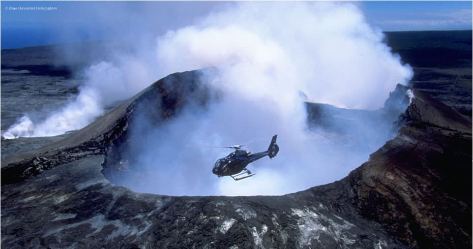 Big Island Volcano Helicopter & Ground Tour - From OAHU (With Air Ticket-Flexible)