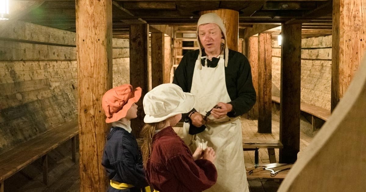 Historical Marine Adventure at The Golden Hinde for Kids