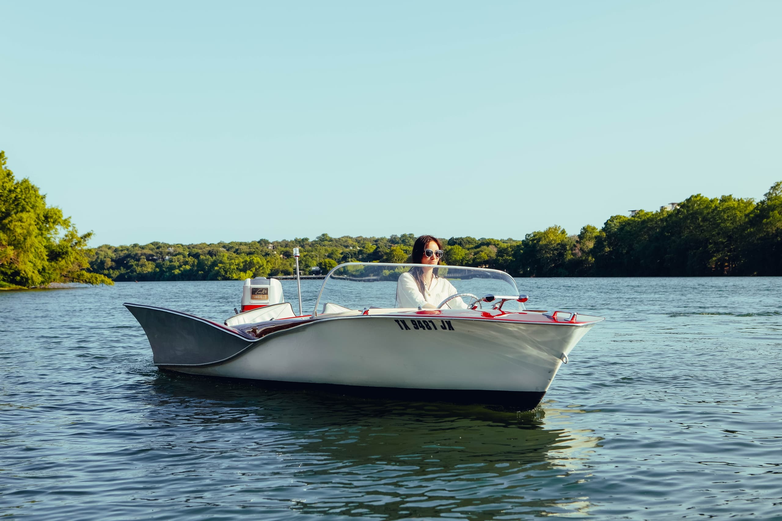 Batgirl Retro Boat Cruises in Austin, Texas