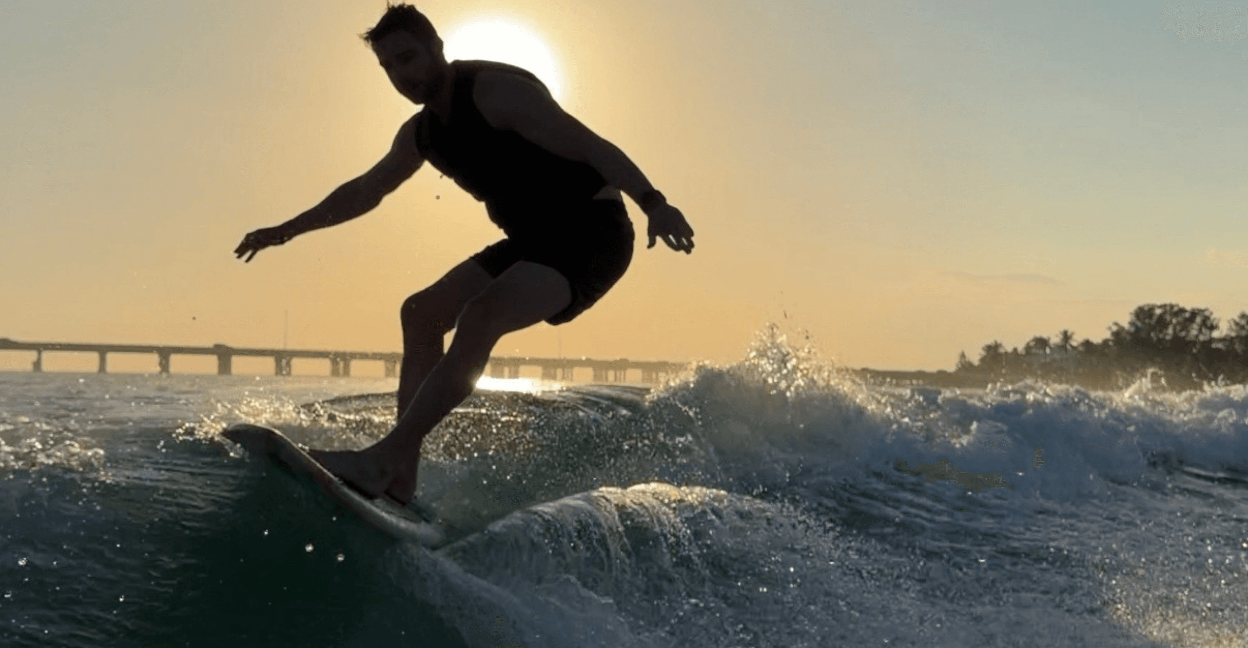 Golden Hour Wakesurf and Sunset Cruise on Biscayne Bay