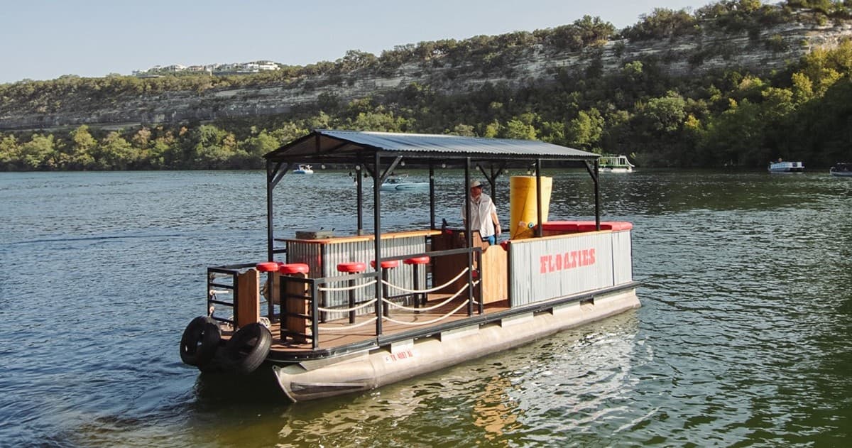 10 Person Pontoon Saloon 'Sally' Adventure in Austin, TX
