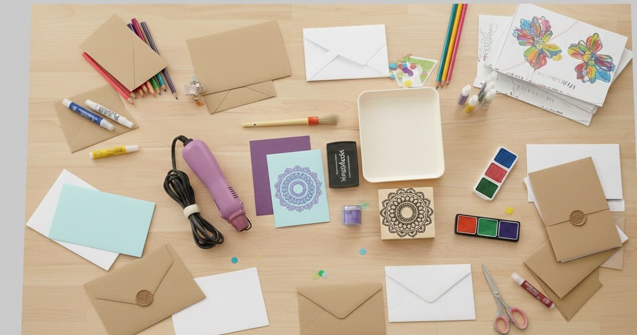 Heat Embossed Card Making Workshop at Keppel & Kismet Studio, Baltimore