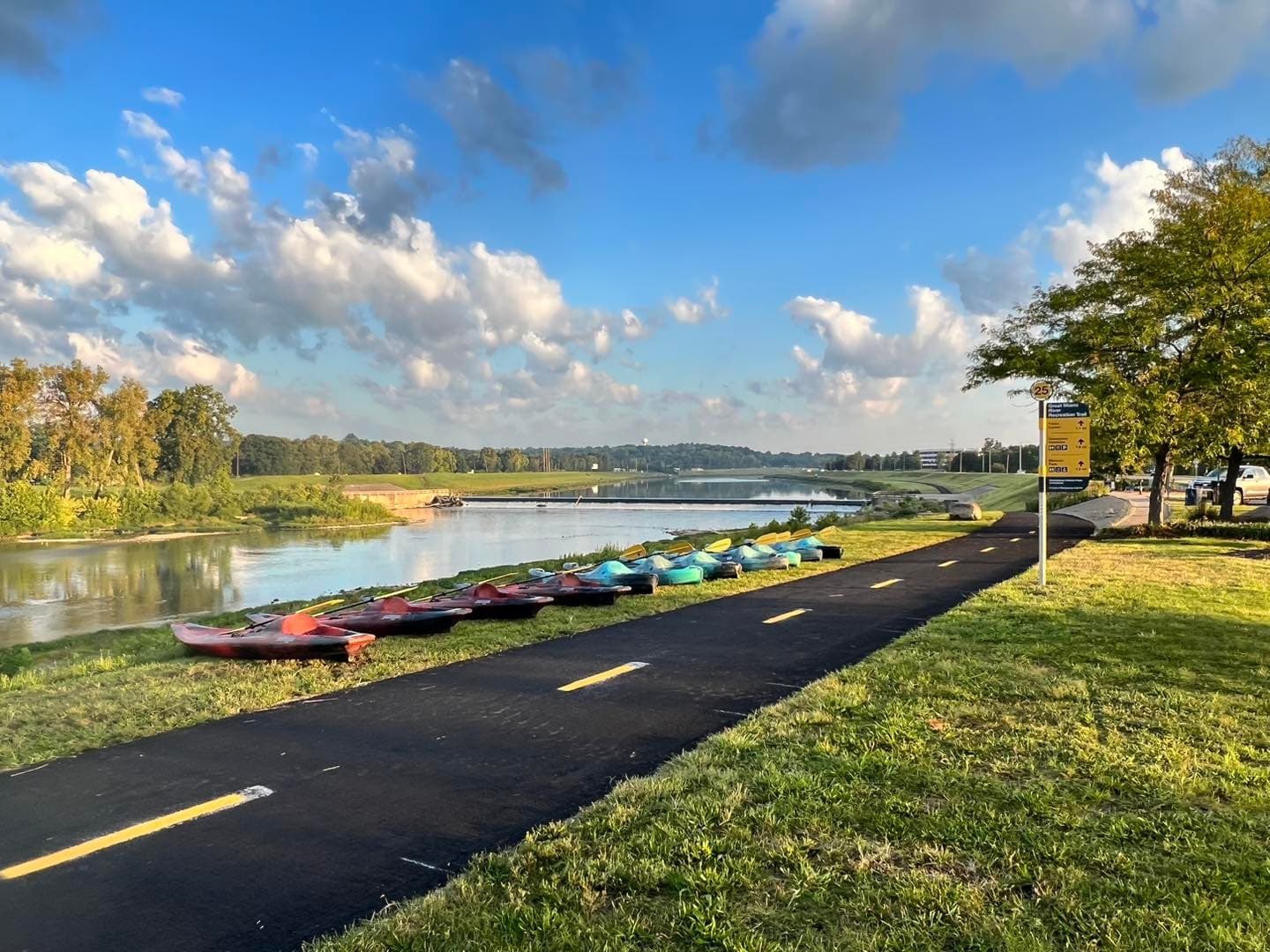 Kayaking the Great Miami River with TC River Adventures