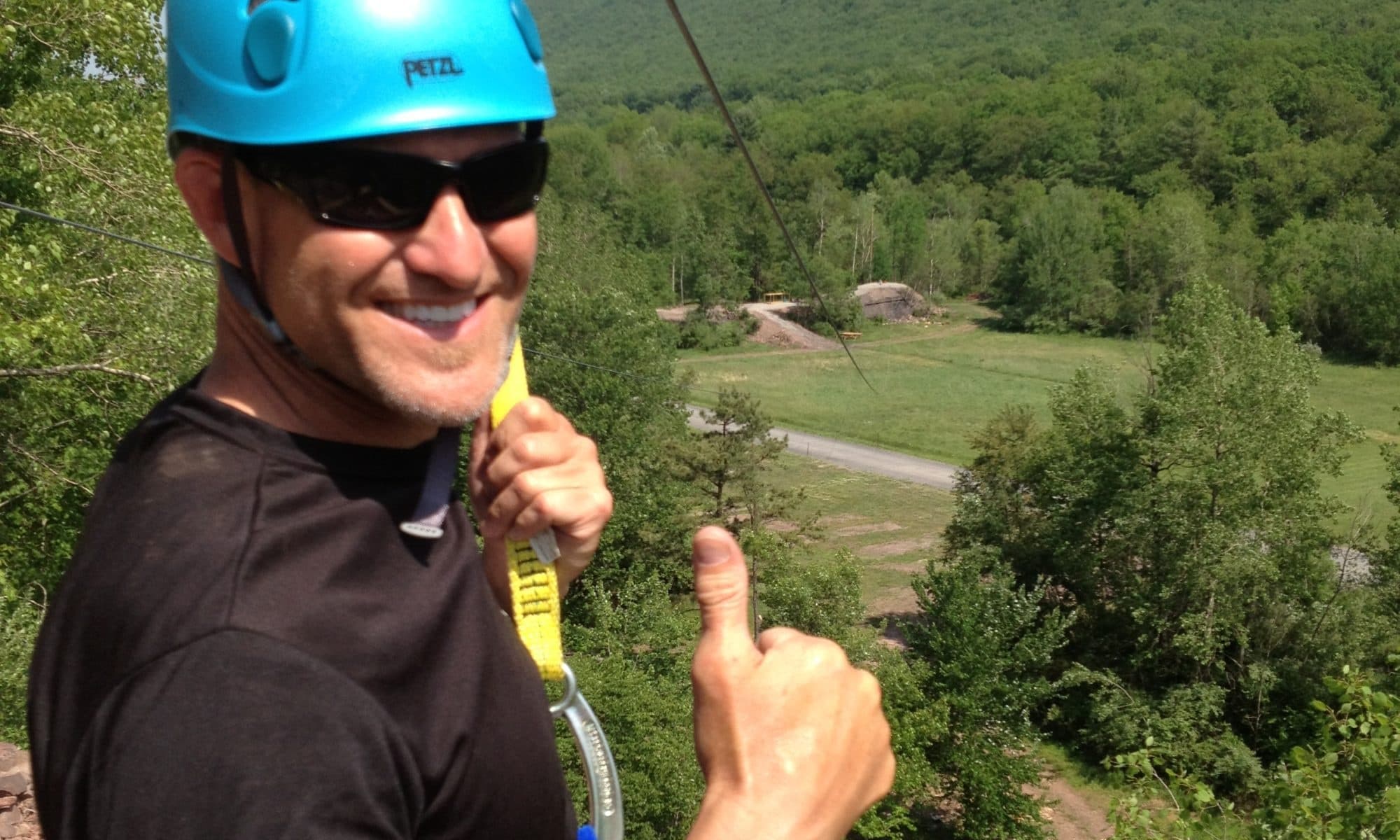 900-Foot Zipline Over Red Rock Cliff Near Jim Thorpe