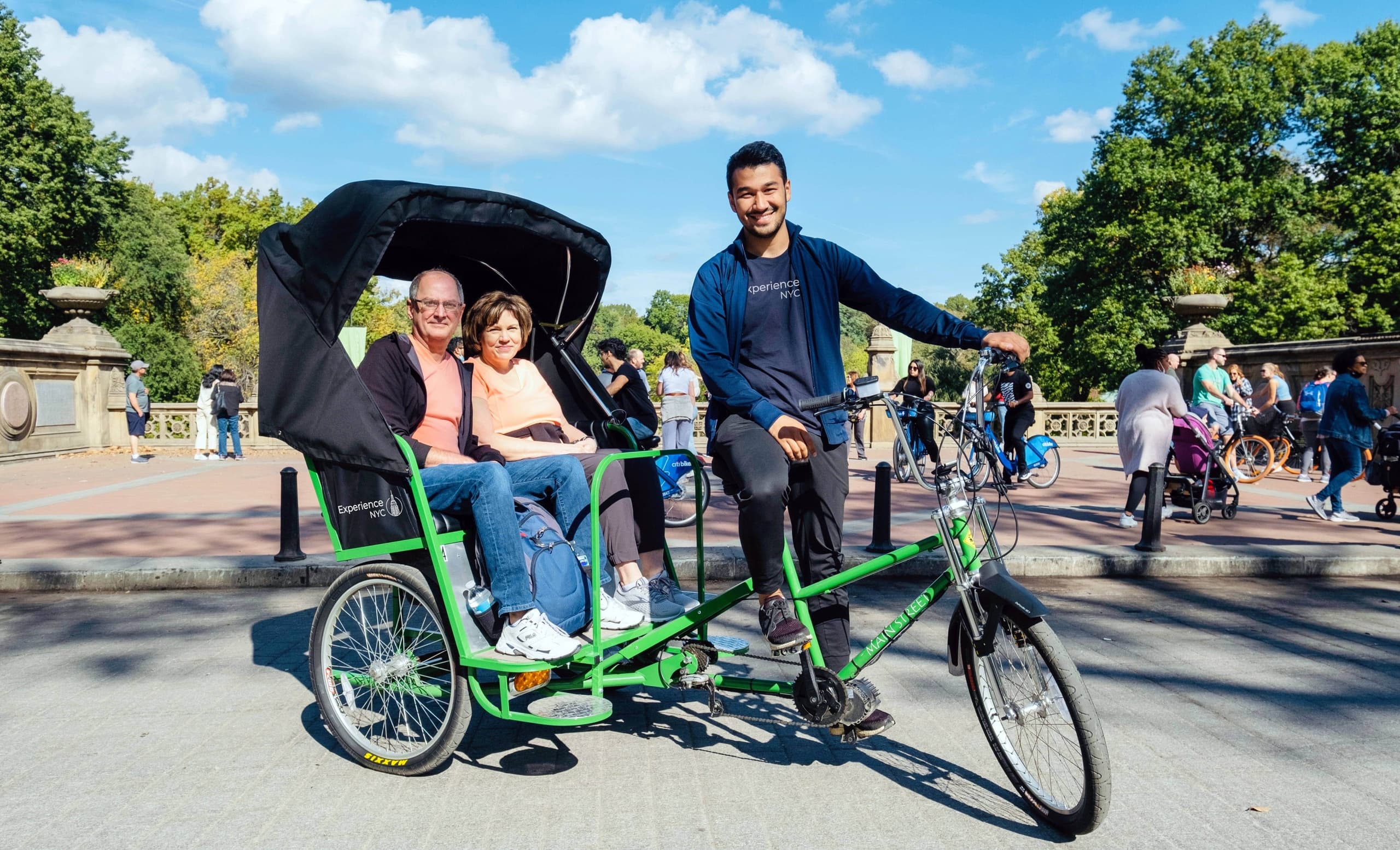 Outdoor City Tours with Experience NYC's Pedicab in Central Park