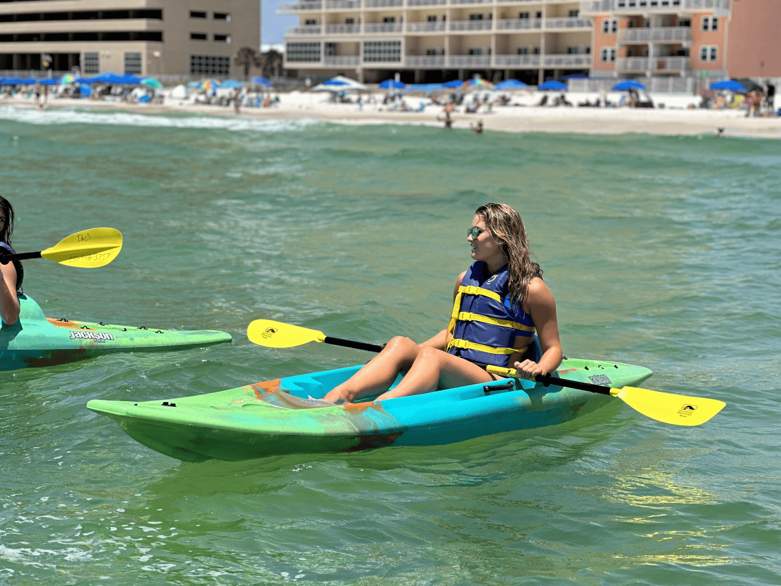 Single Kayak Adventures in Gulf Shores Waters