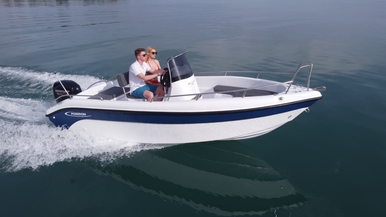 Self-Drive Blue Water 170 Rental in Kardamena — Explore Kos Without a License