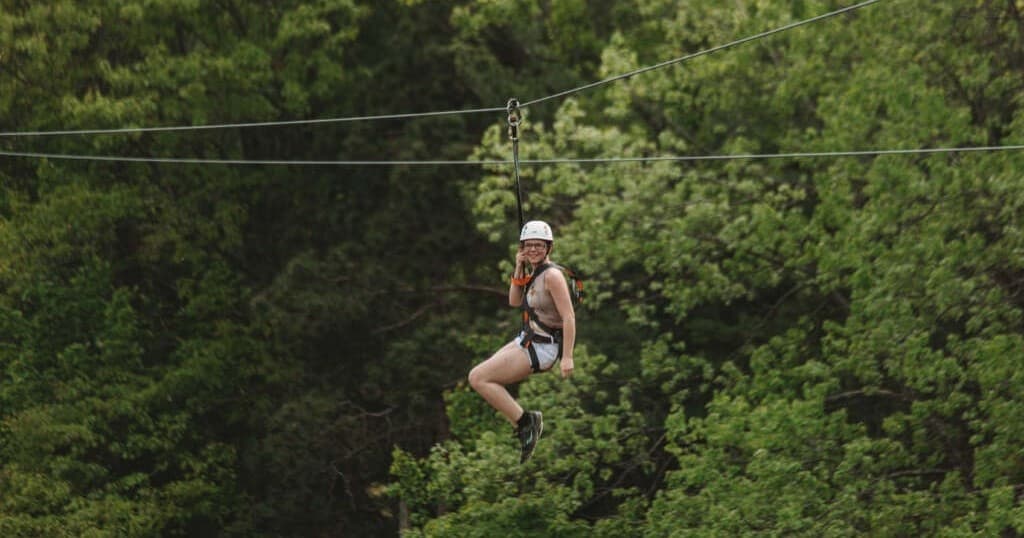 Thrilling Zipline Adventure in Traverse City, Michigan