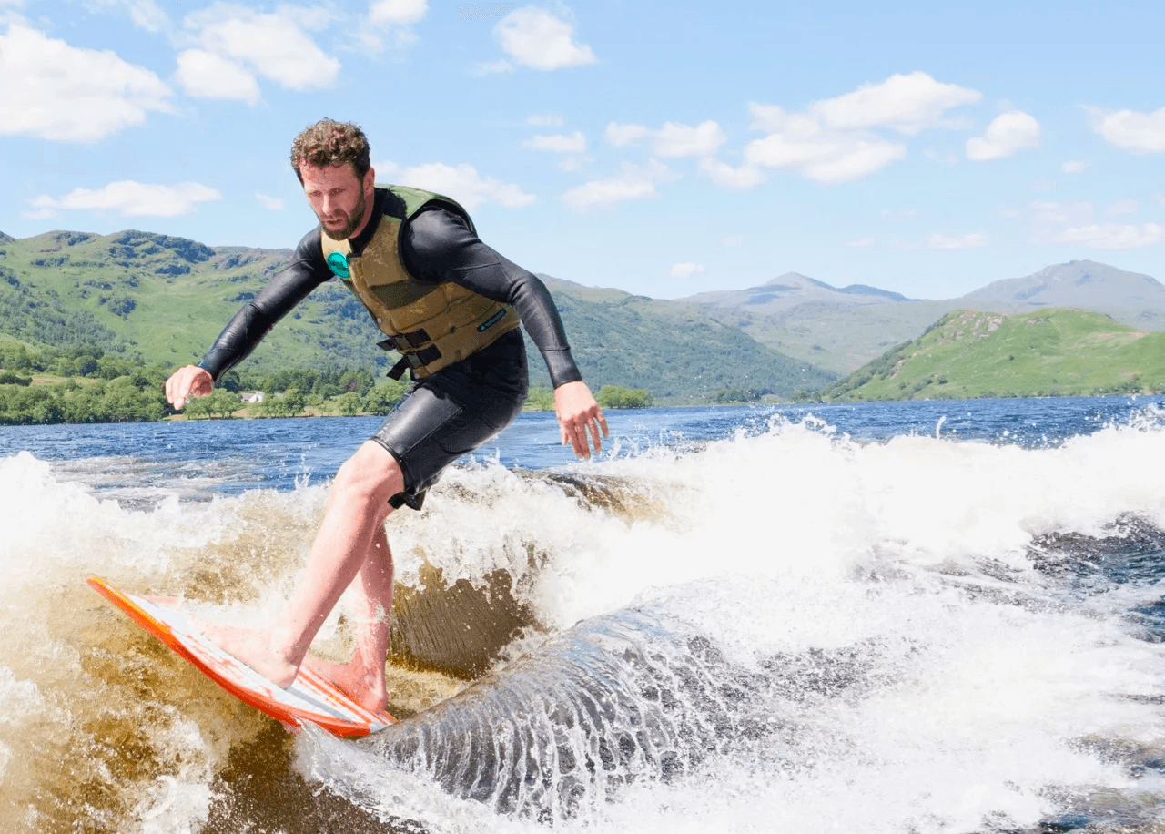 Wakesurfing Thrills with Loch Lomond Wakeboard in Glasgow