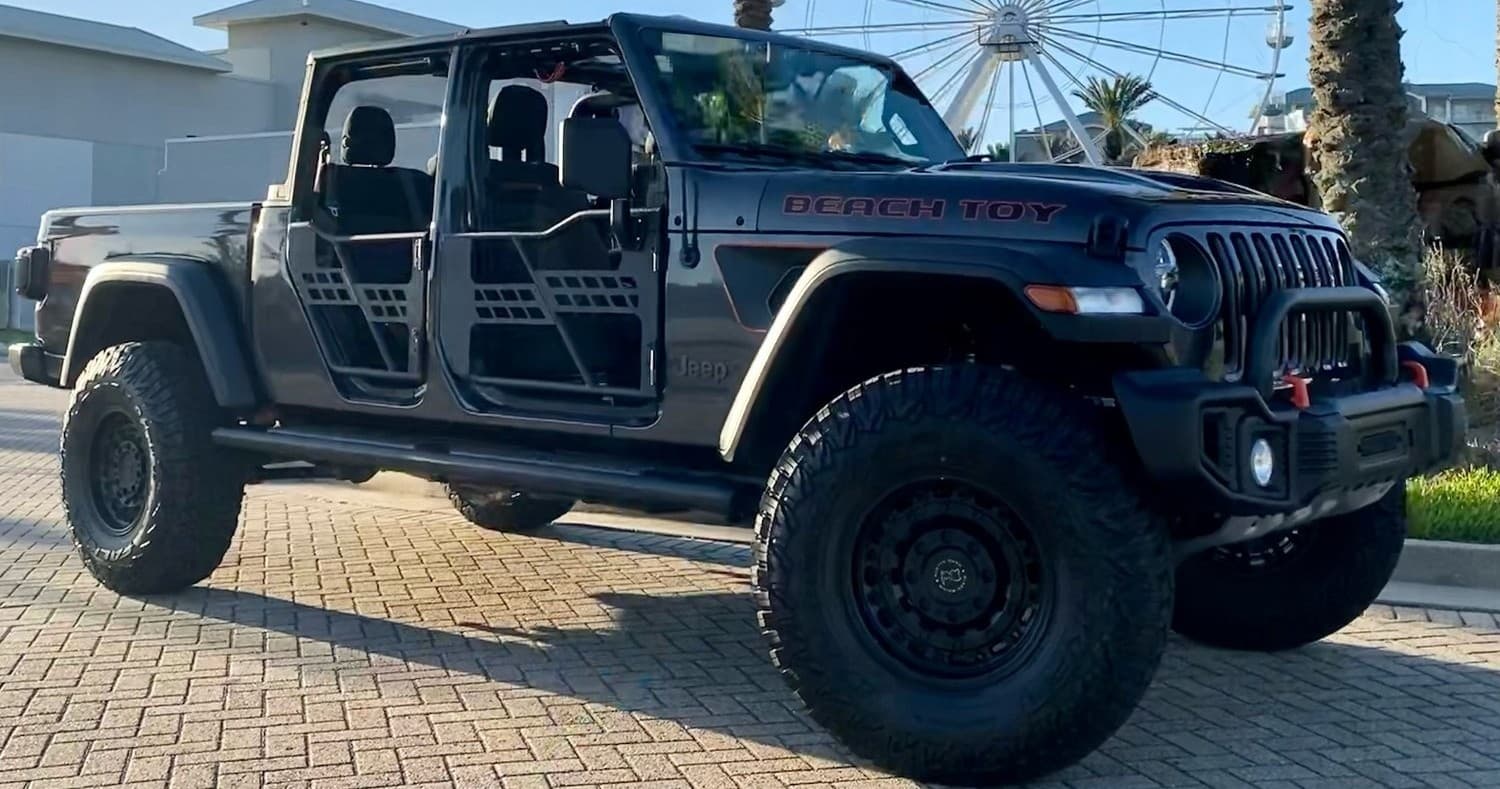 Land Adventure: Custom Jeep Gladiator on Gulf Coast