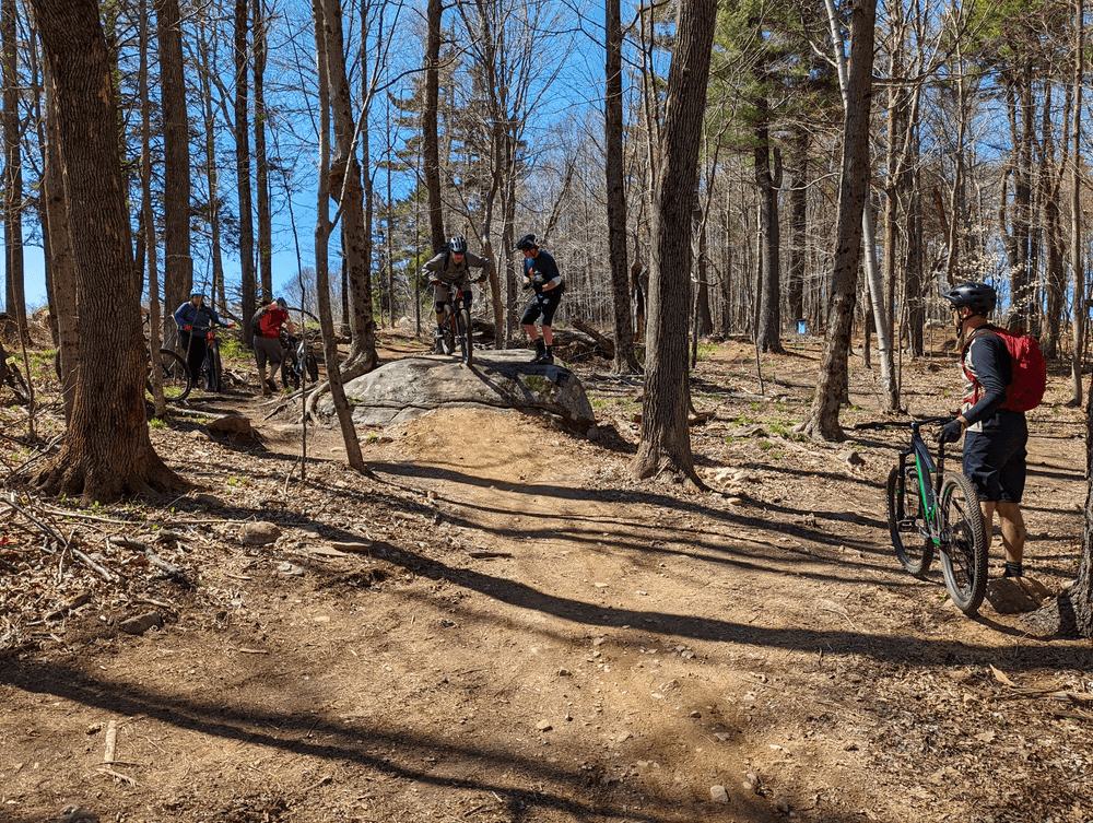 Mountain Biking & Skills Clinic at Allenstown, NH with Dynamic Cycling Adventures
