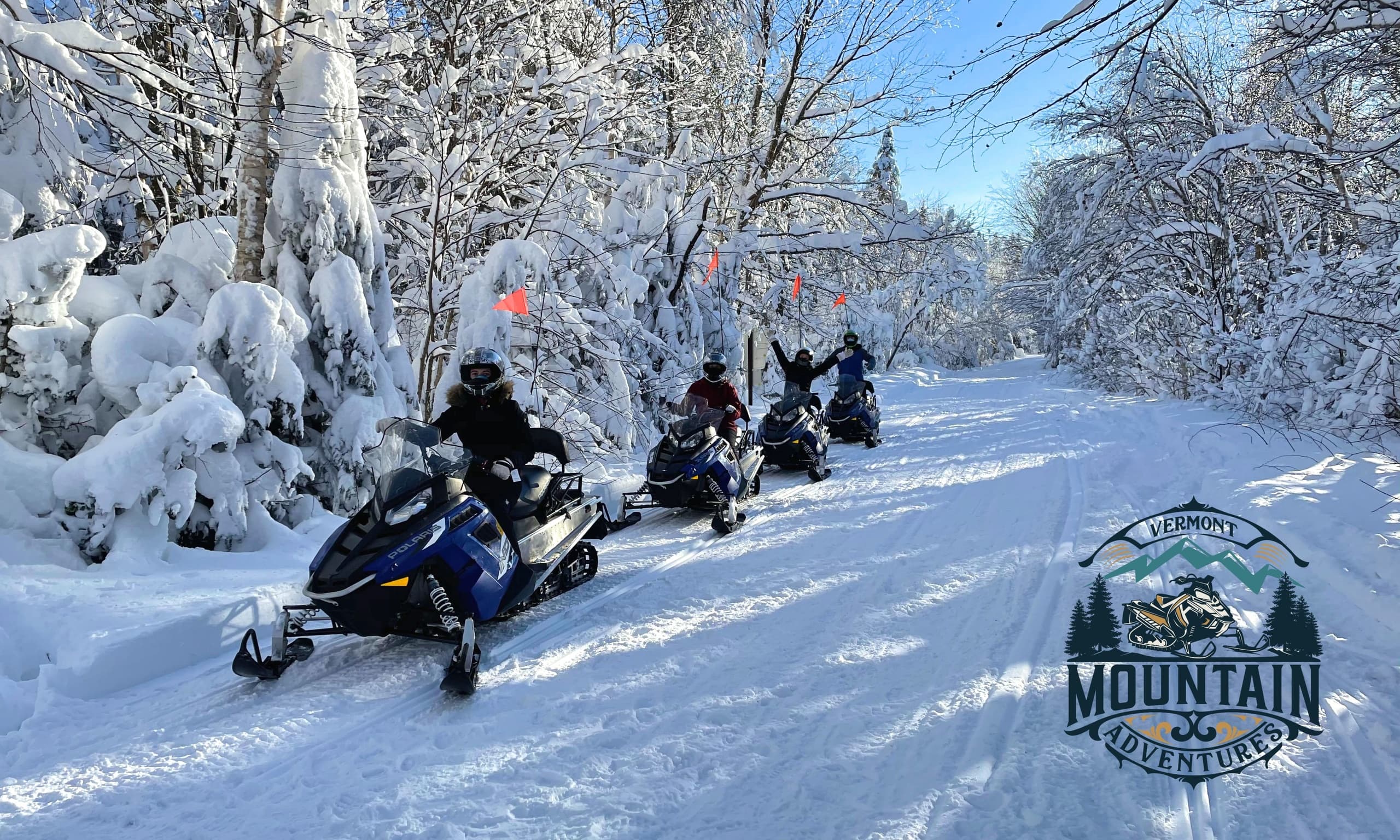 Snowmobile Adventures in Manchester with Vermont Mountain Adventures