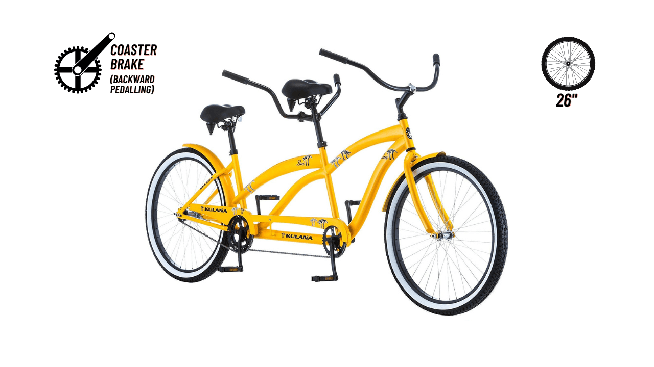 26 Tandem Adult Beach Cruiser Bike Rental in Redondo Beach