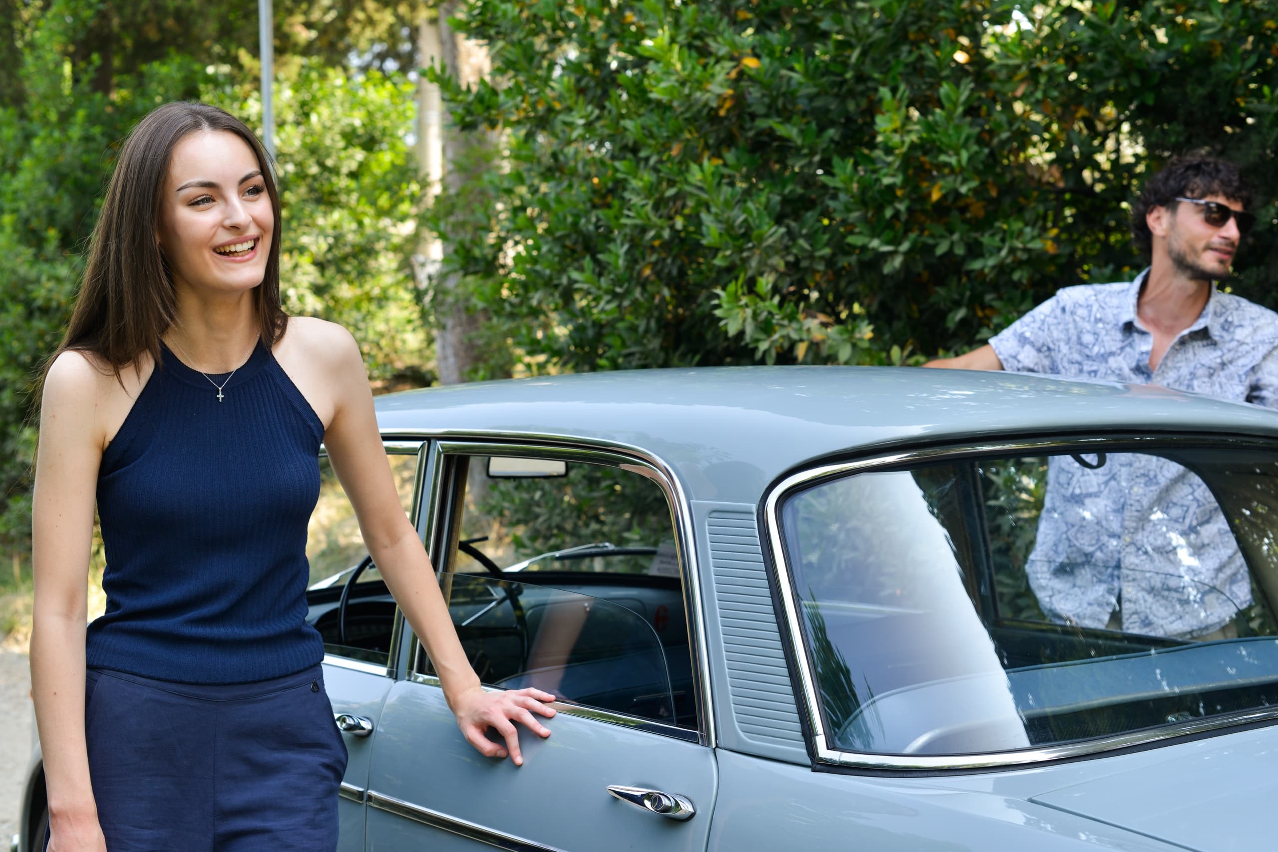 Land-Adventures: Vintage Car Tour & Sunset Dinner in Tuscany