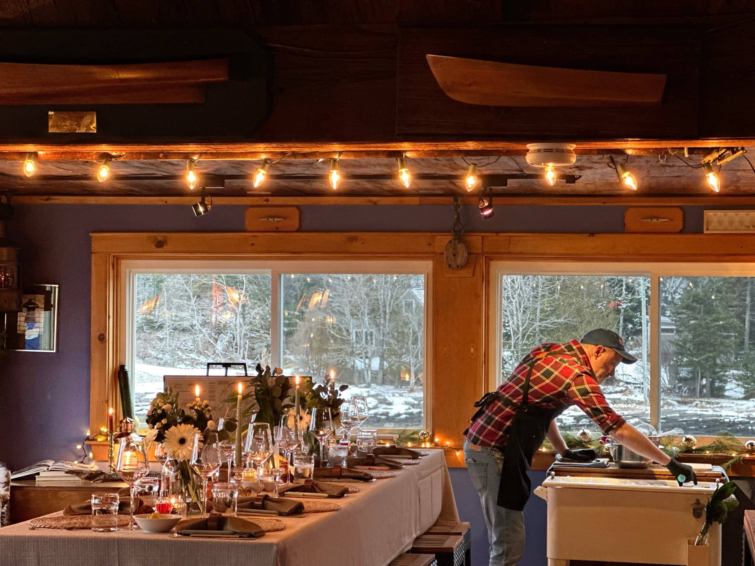 Winter Private Oyster & Wine Tasting in Phippsburg, Maine