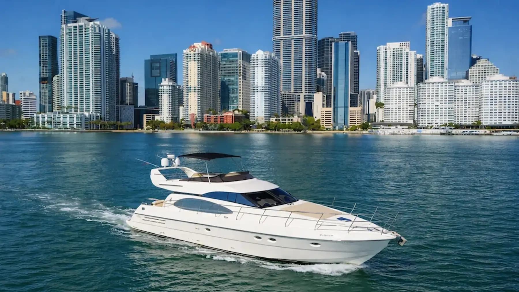 Cruise Biscayne Bay on the 62 Azimut — Luxury Yacht Charters from Miami photo 1