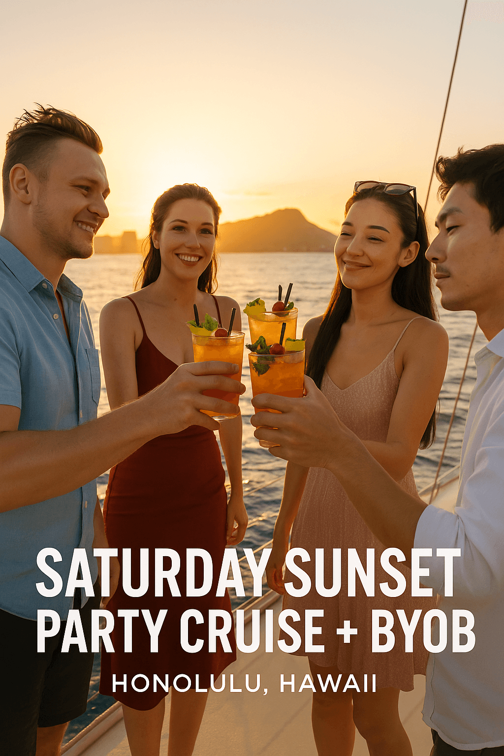 Disco Sunset Party Cruise in Honolulu, Hawaii