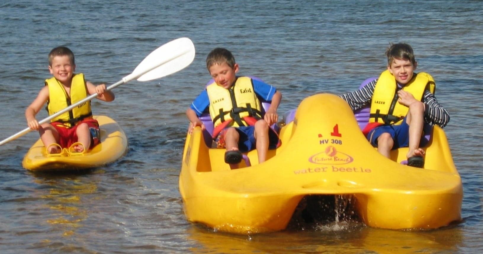 Kids Kayak & Pedalboat Fun at Aquafun Avoca Lake