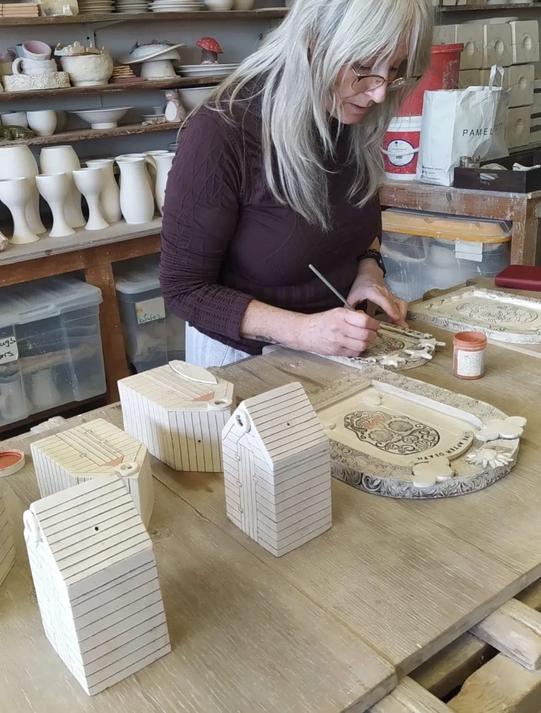 Solstice Clay Tile Workshop with Jean Ryan Ceramics — Burren-Inspired Pottery in County Dublin photo 1