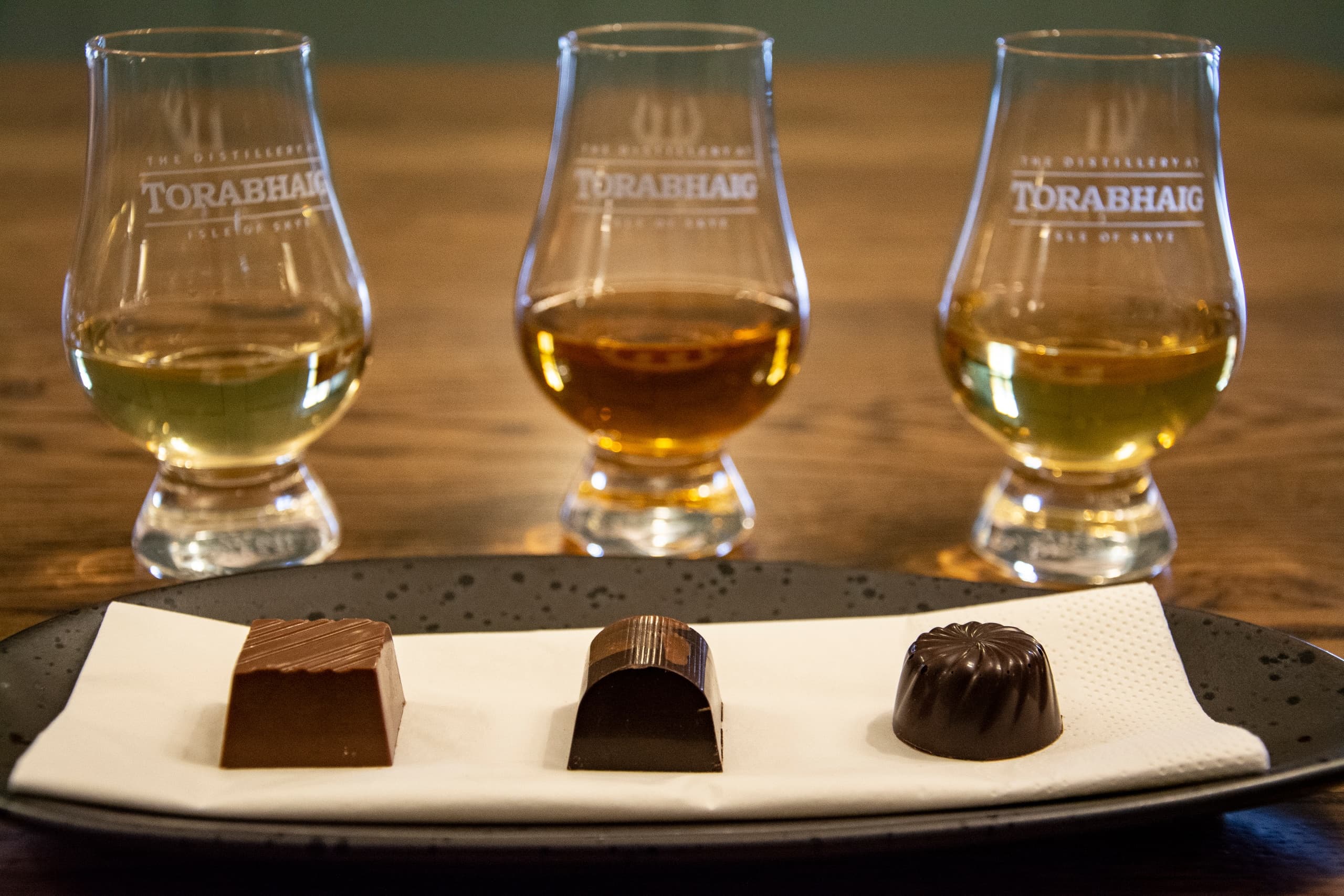 Discover the Whisky & Chocolate Pairing Tour at Torabhaig Distillery in Isle of Skye