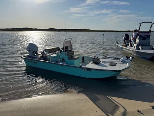 Galveston 4-Hour 17’ Skuta Skiff Rental: Sandbars, Reefs & Bay Fishing from Hitchcock