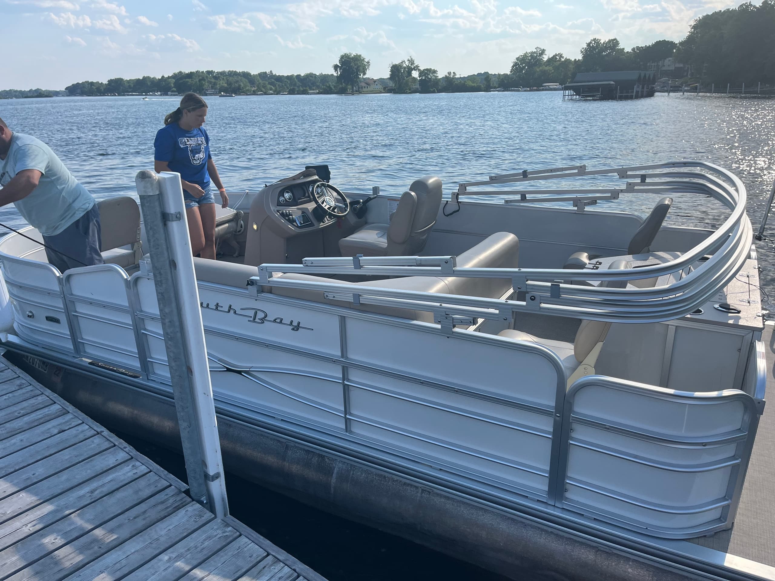 Explore White South Bay: Enjoy a 22’ Pontoon Rental Adventure in Braham, Minnesota