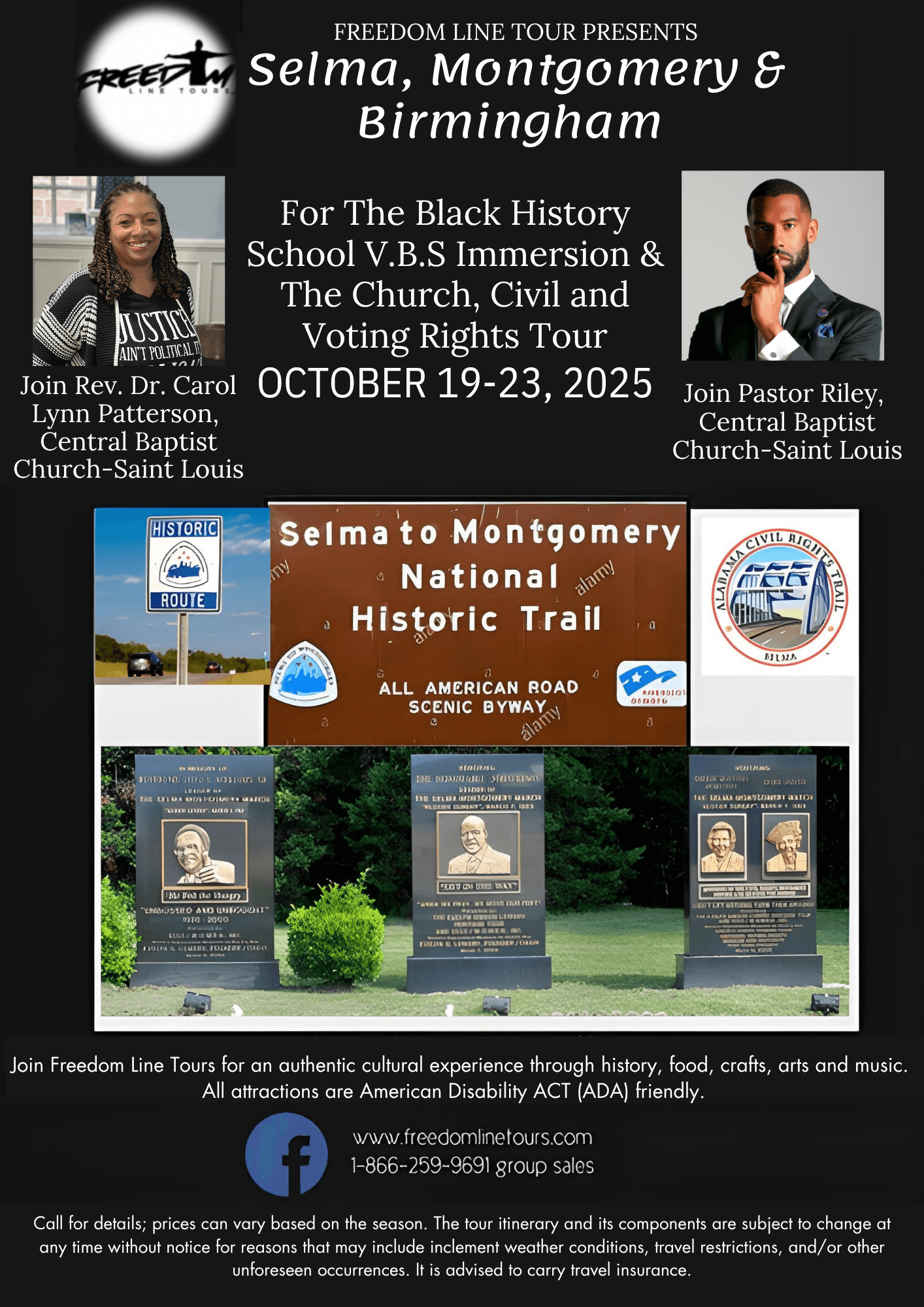 Historical Tours & Immersion with Freedom Line Tours in Alabama
