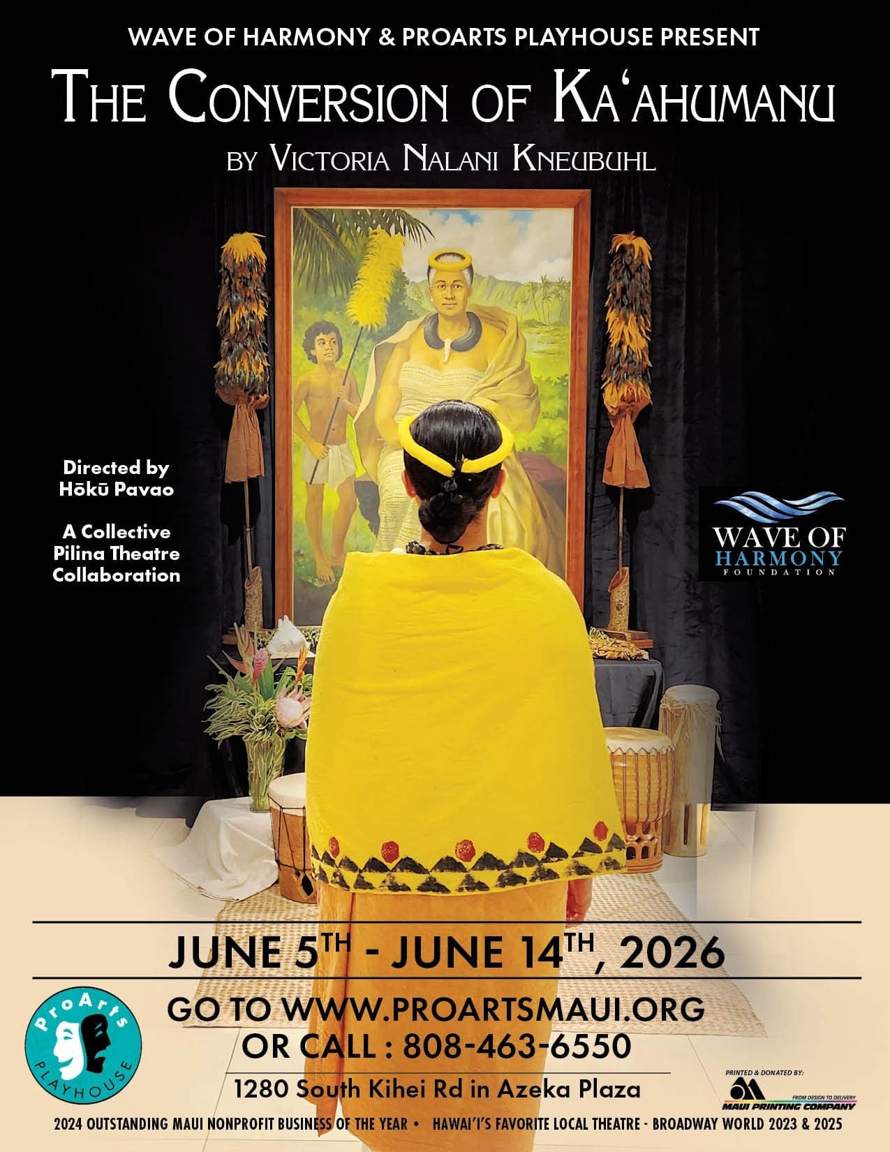 The Conversion of Ka’ahumanu — Live History Play in Kihei