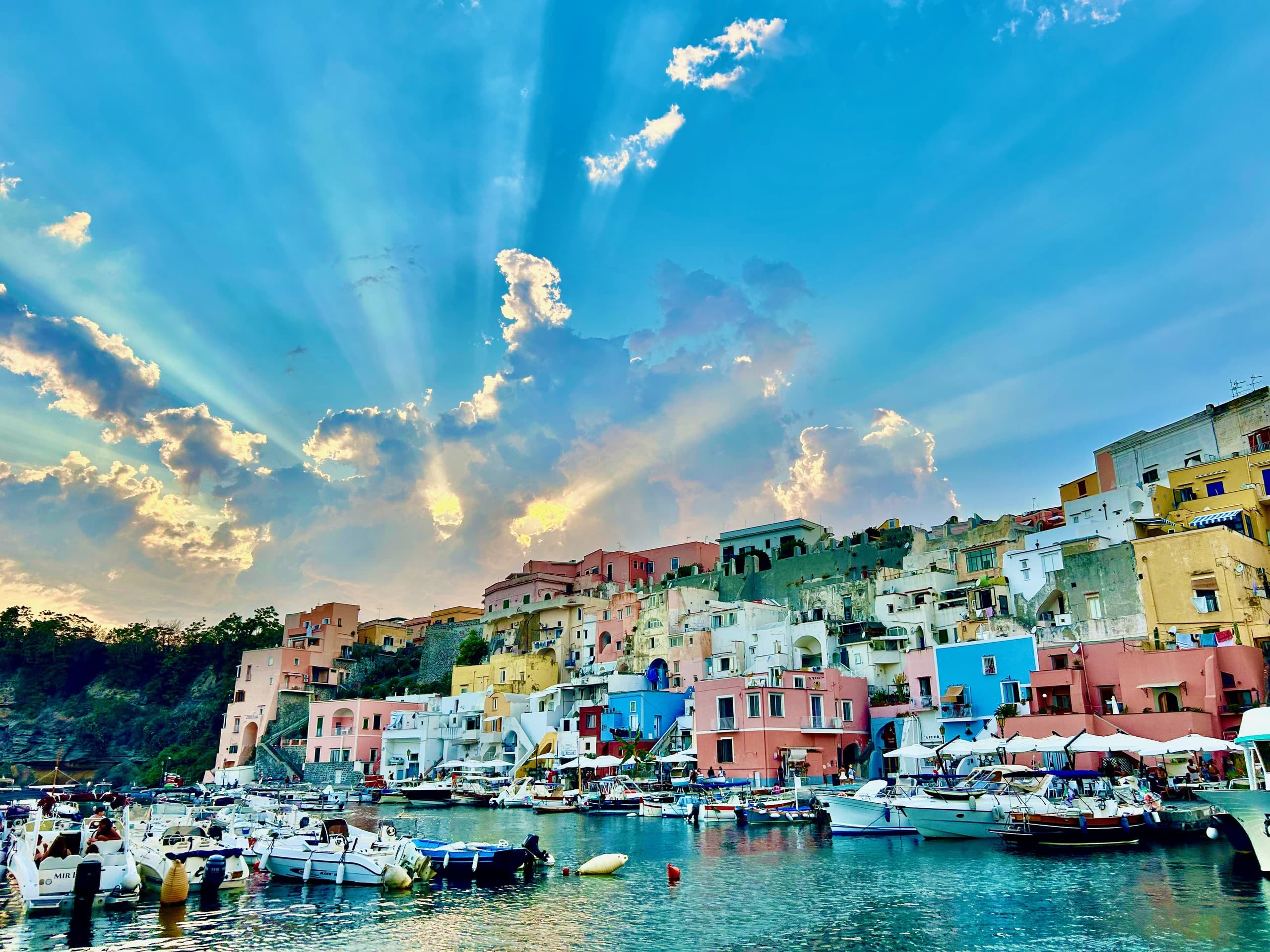 Sailing Procida's Hidden Gem: Intimate Lancia Aprea 42 Cruise in the Bay of Naples