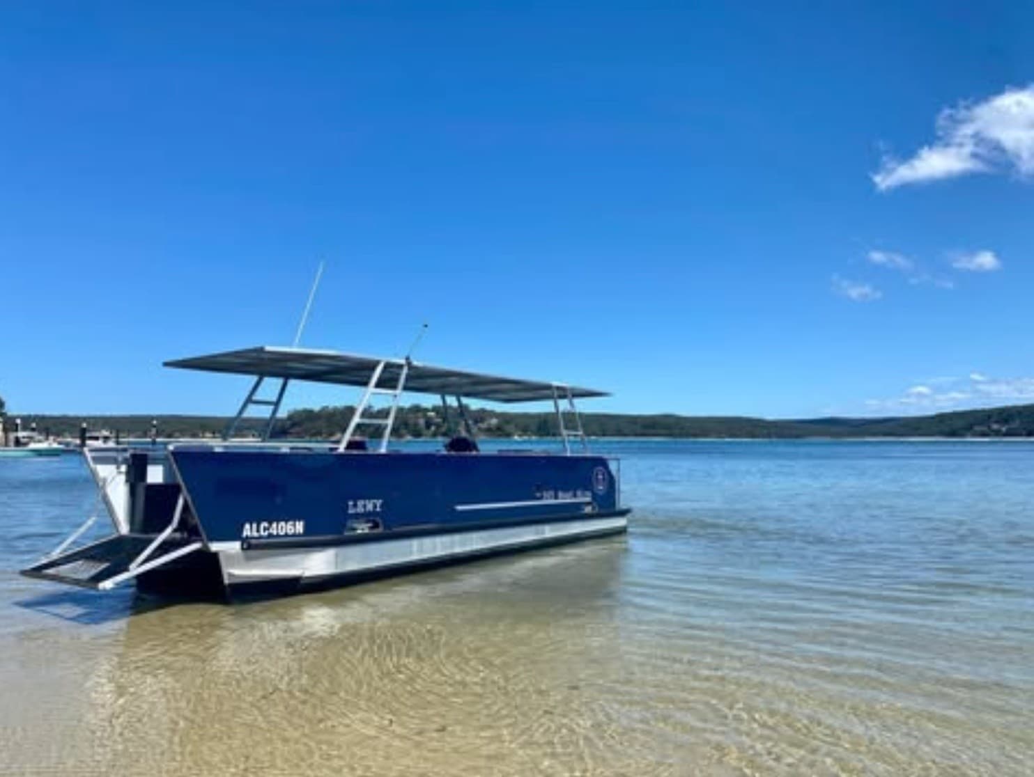Half-Day Pontoon Hire on Port Hacking River: BBQ, Swim & Fish from Yowie Bay