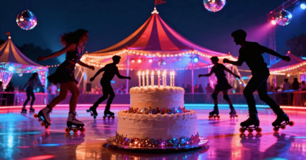 Napa Party on Wheels: Private Tent & Roller Skating at the Napa Valley Expo