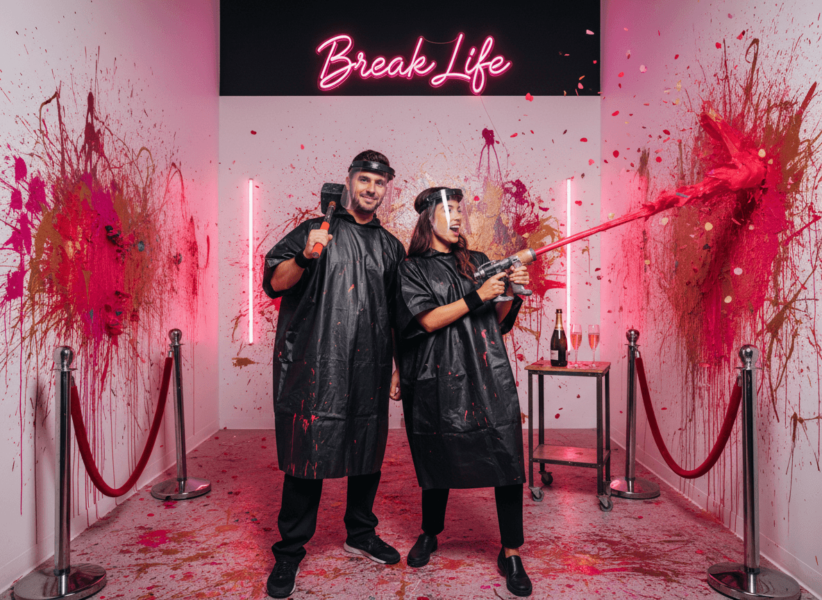 Houston Valentine's Rage Room: Break Life Smash & Paint Experience photo 2