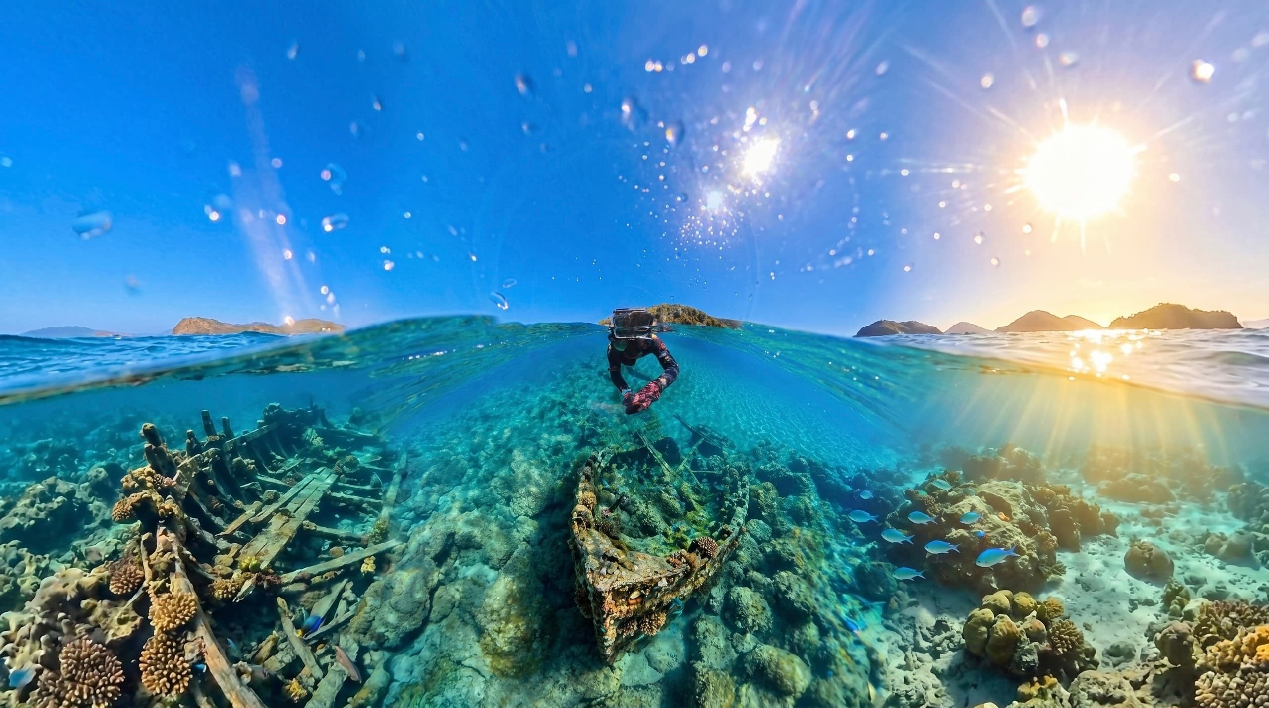 Capo Palinuro Snorkel: Blue Cave, Cliffs and a 1950s Sunken Wreck