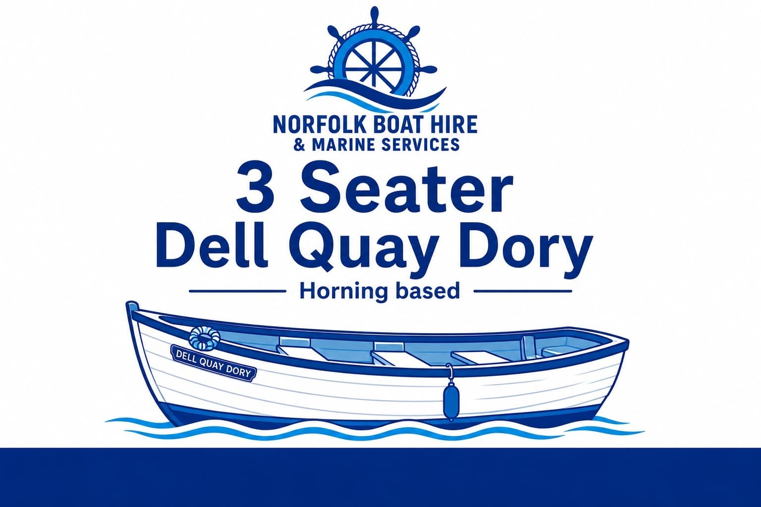 Self-Drive Dell Quay Dory Fishing on the Norfolk Broads