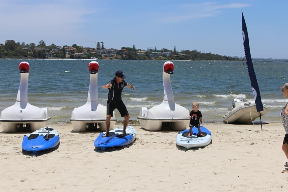 Water Activities with Sup Boards at Mandurah