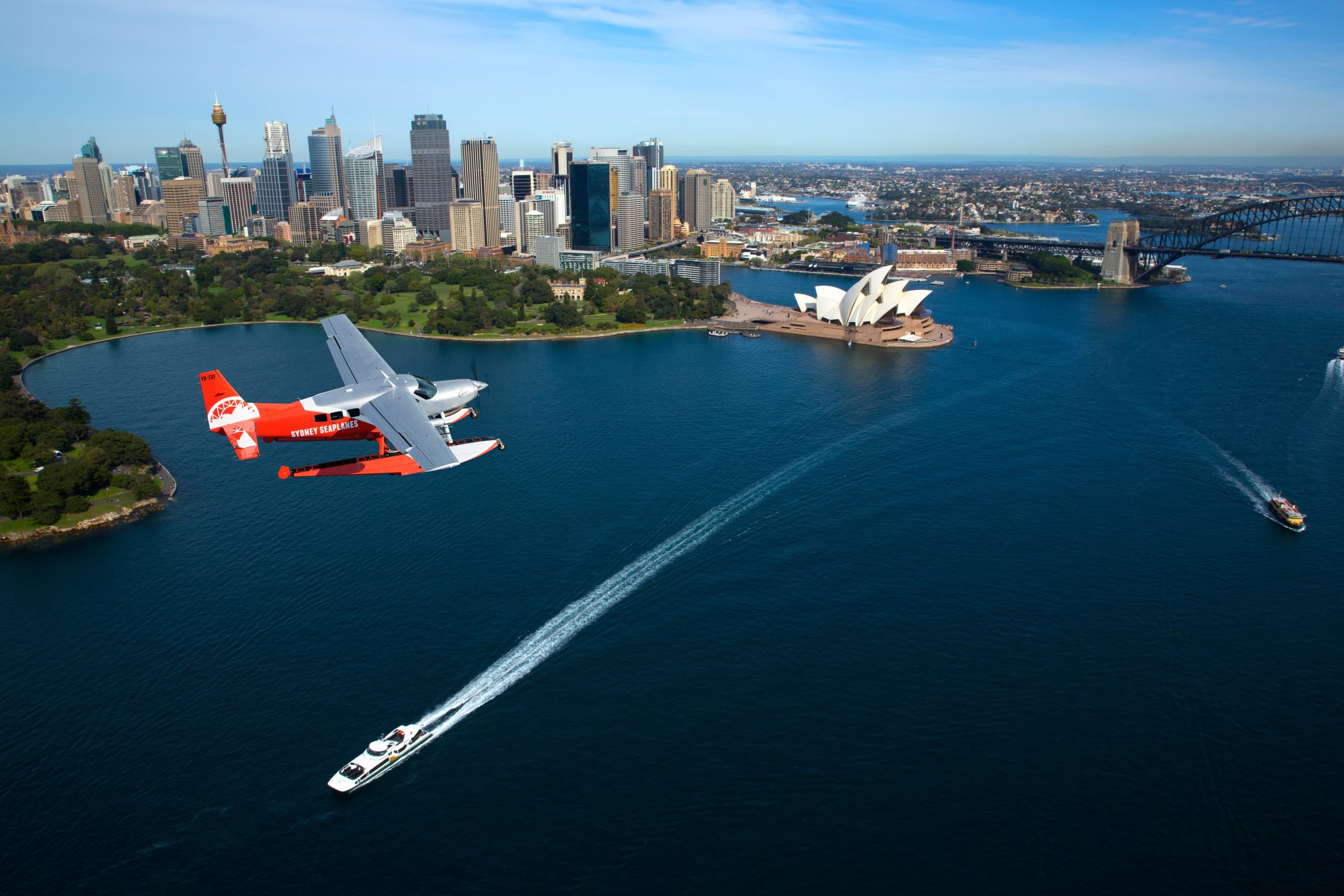 Sunset Highlights Flight: Seaplane Dinner & Sydney Harbour Aerial Tour photo 1