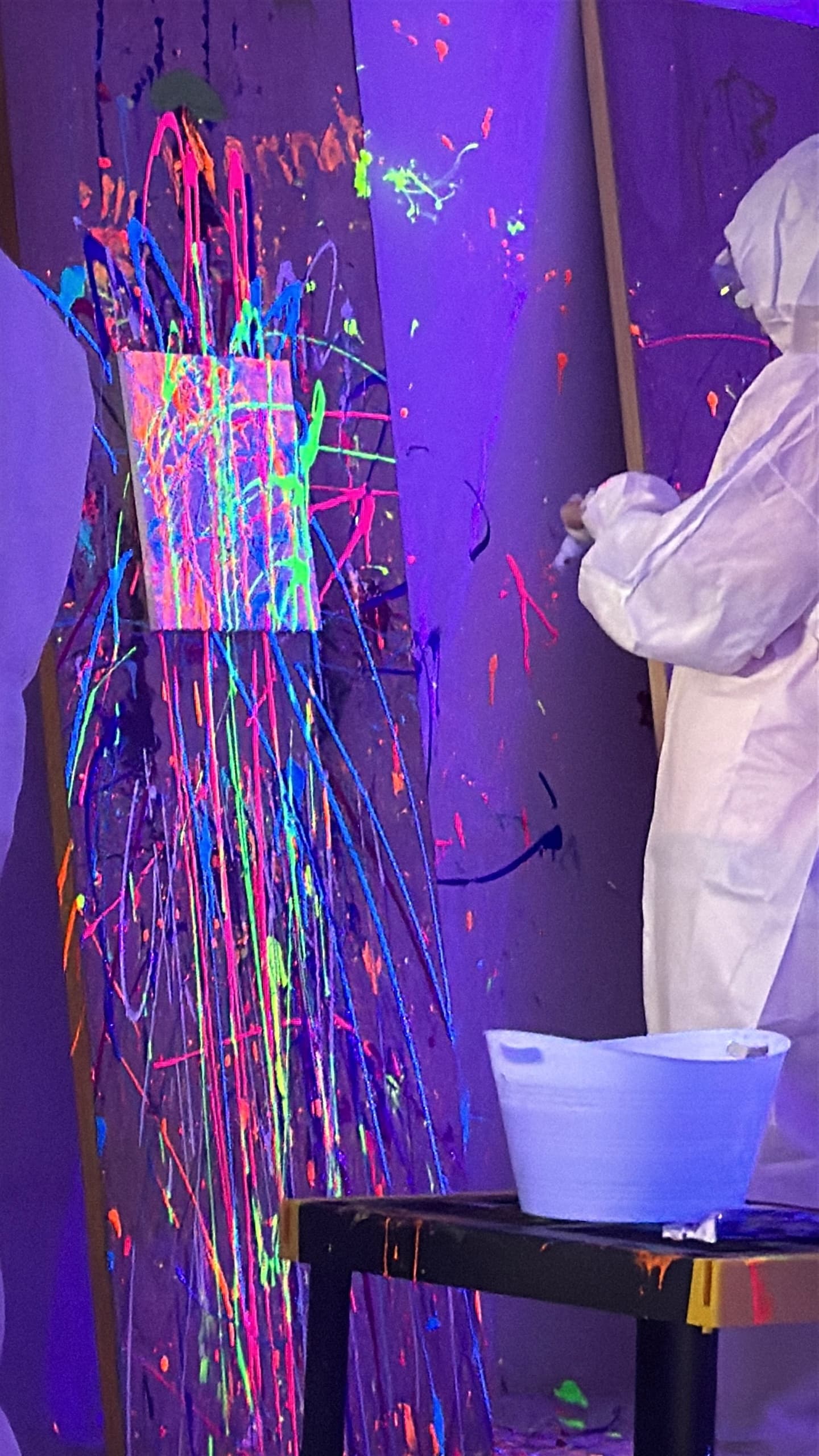 Experience the Ultimate Glow in the Dark Splatter Session in Greenville, SC