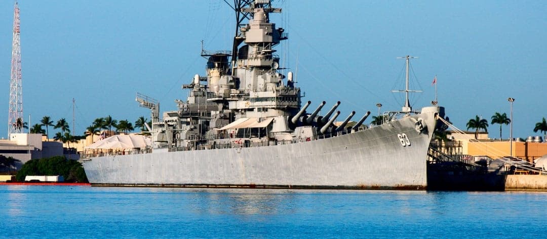 8K WWII Battleships Tour at Pearl Harbor from Kauai
