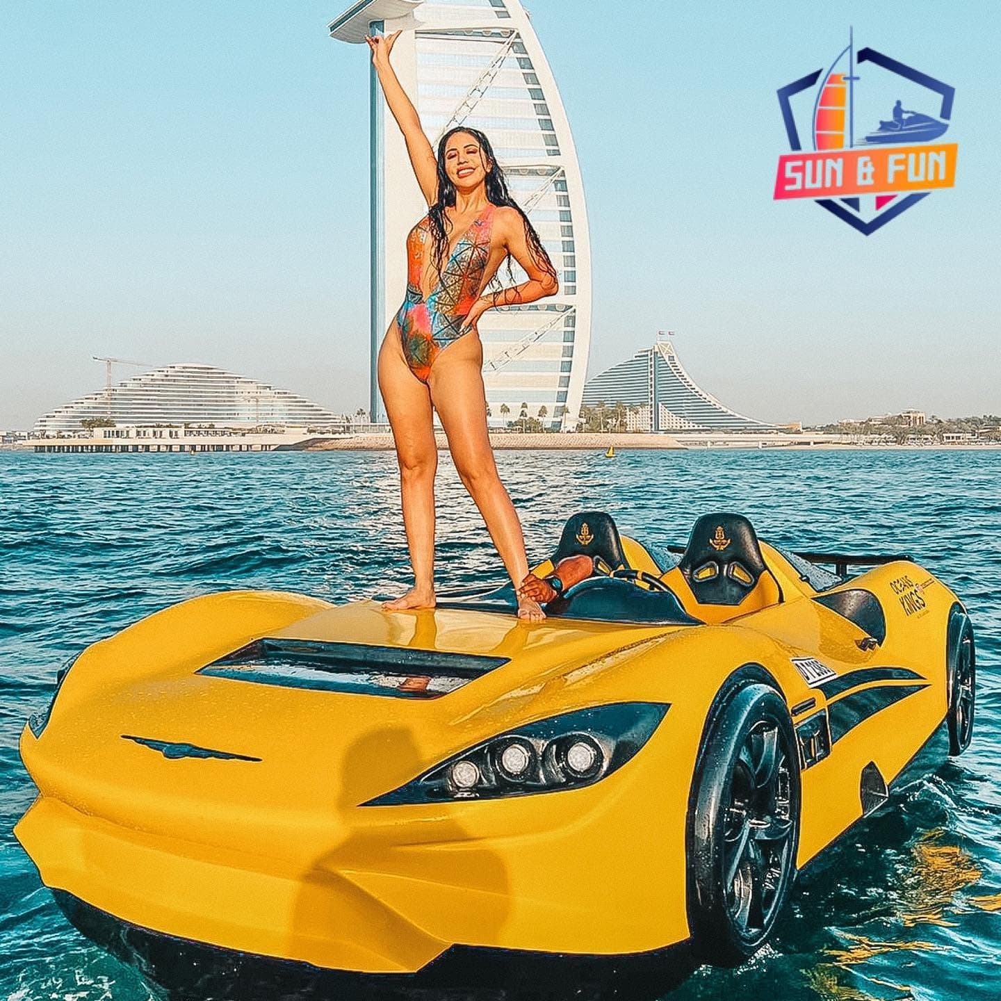 Water Activities: Jet Car Adventure in Dubai by The Adventure Collective