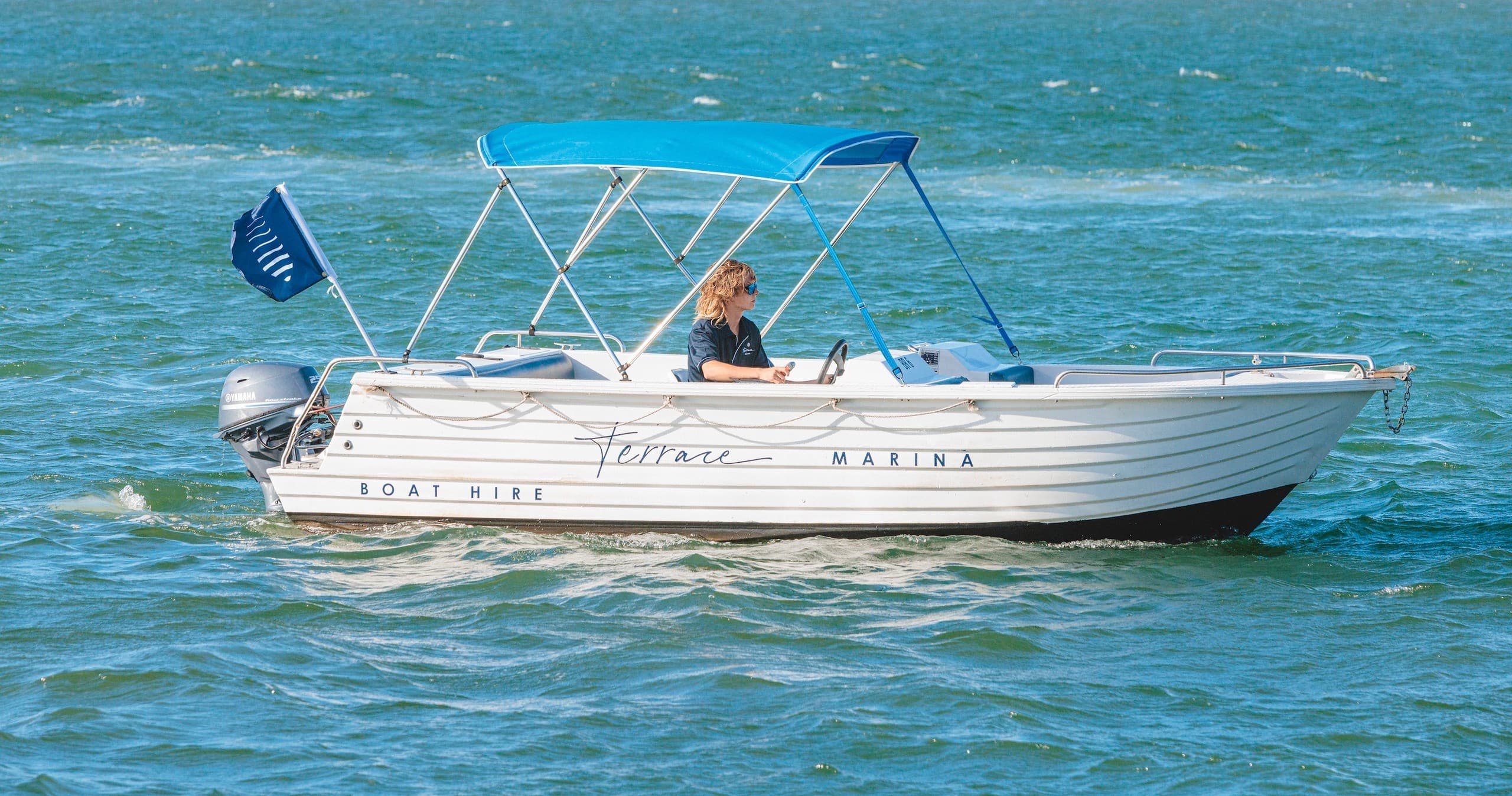 Bowrider Boat Hire at Terrace Marina, Noosaville